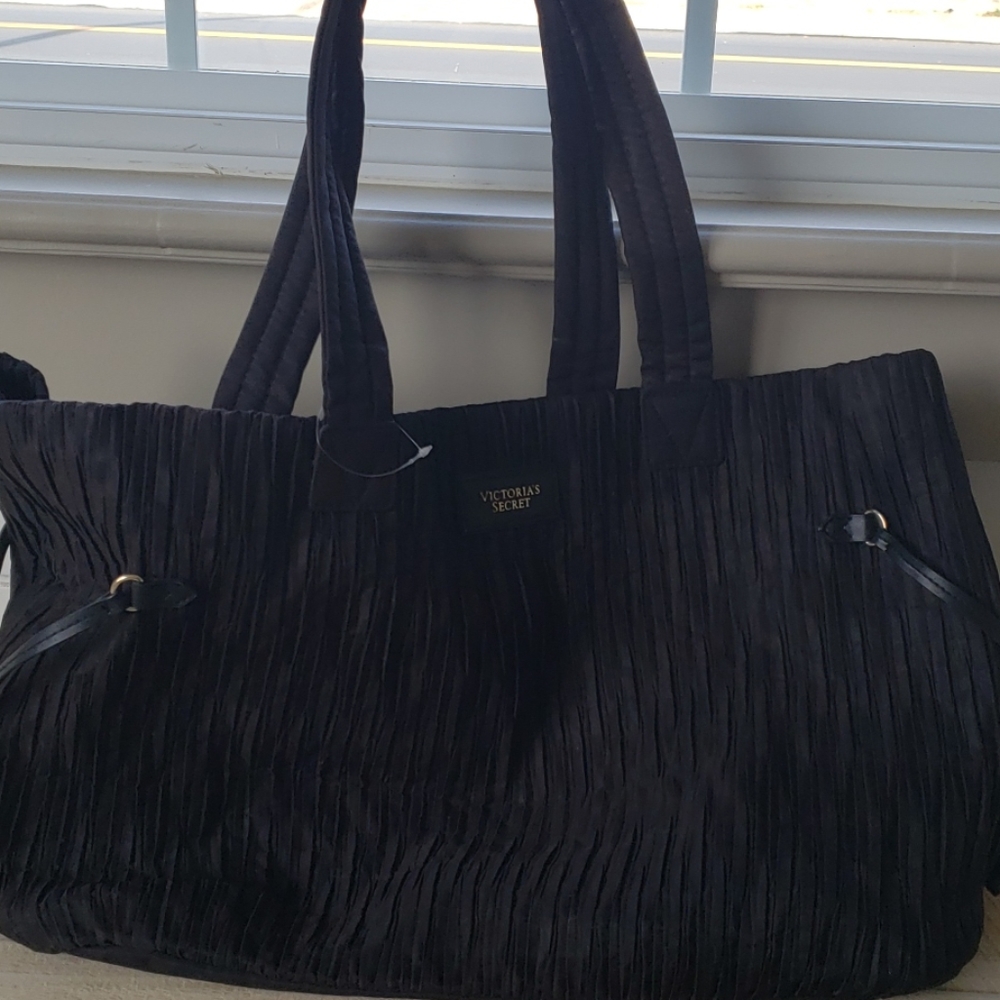 Victoria's secret black tote